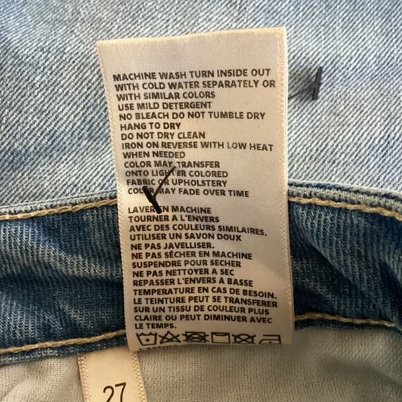 L’Agence Nevia Low Rise Slim Straight Slouchy Jeans Caruso 27 NWT $315 - Picture 10 of 10
